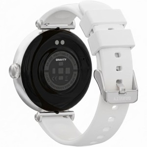Smartwatch Gravity Srebrno Biały 2 Paski GT26-8