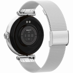 Smartwatch Gravity Srebrno Biały 2 Paski GT26-8