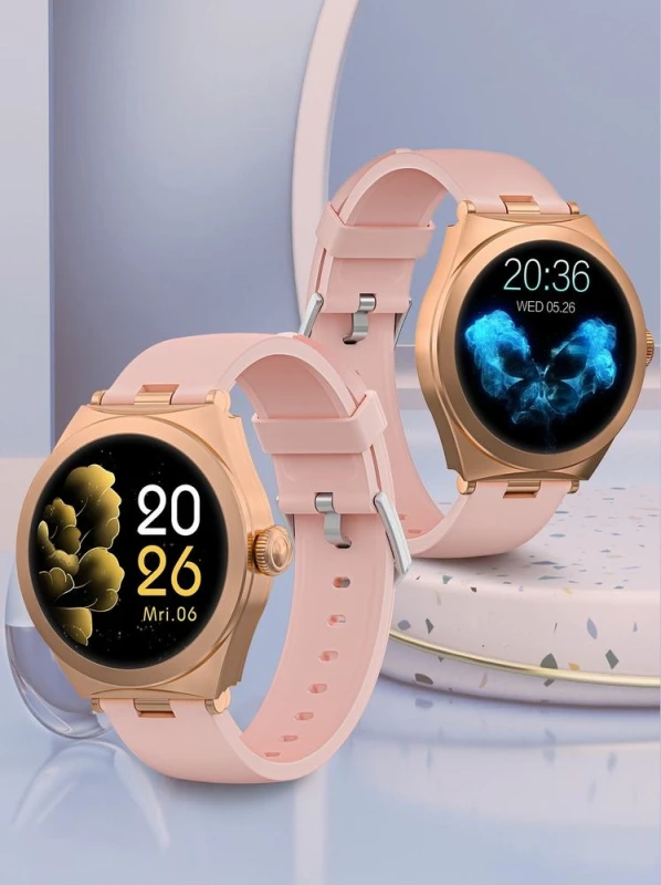 Smartwatch Gravity Różowe Złoto Różowy GT25-2