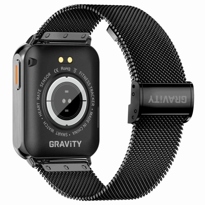 Smartwatch Gravity Czarny 2 Paski GT17-7