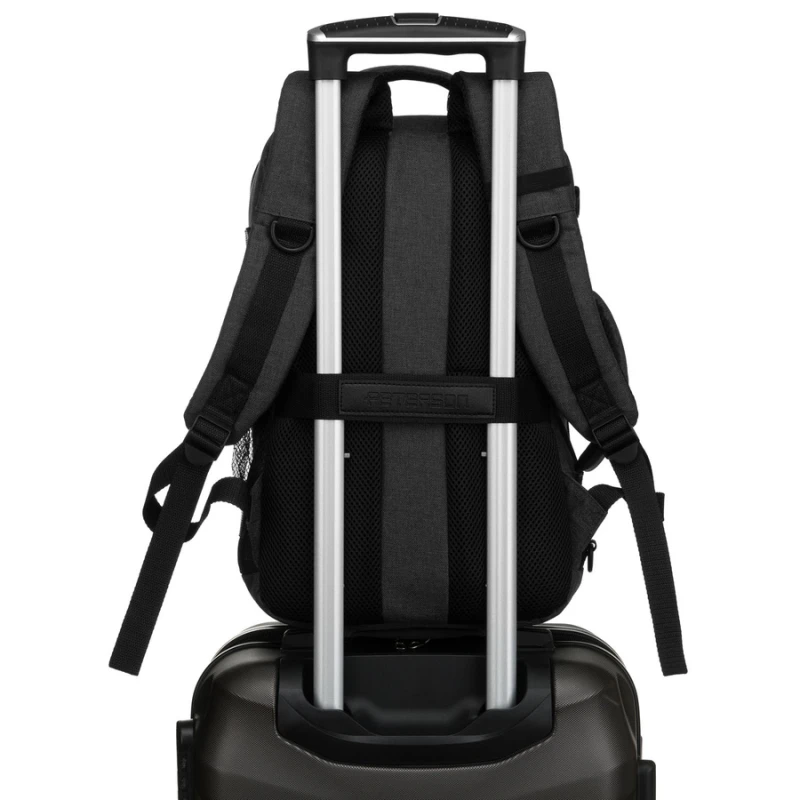 Plecak podróżny Peterson na uchwycie walizki – pas bagażowy do wygodnego transportu