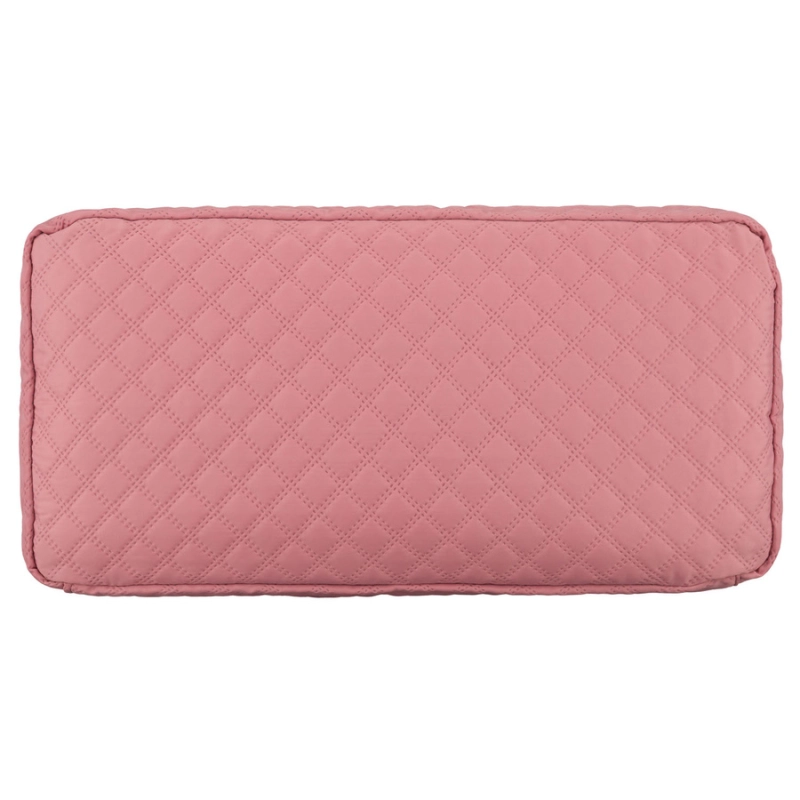 Różowa, treningowa torba wykonana z poliestru, dwukomorowa - Peterson