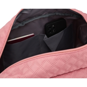 Dwukomorowa torba sportowa Peterson – główna komora z kieszeniami na dokumenty i drobiazgi