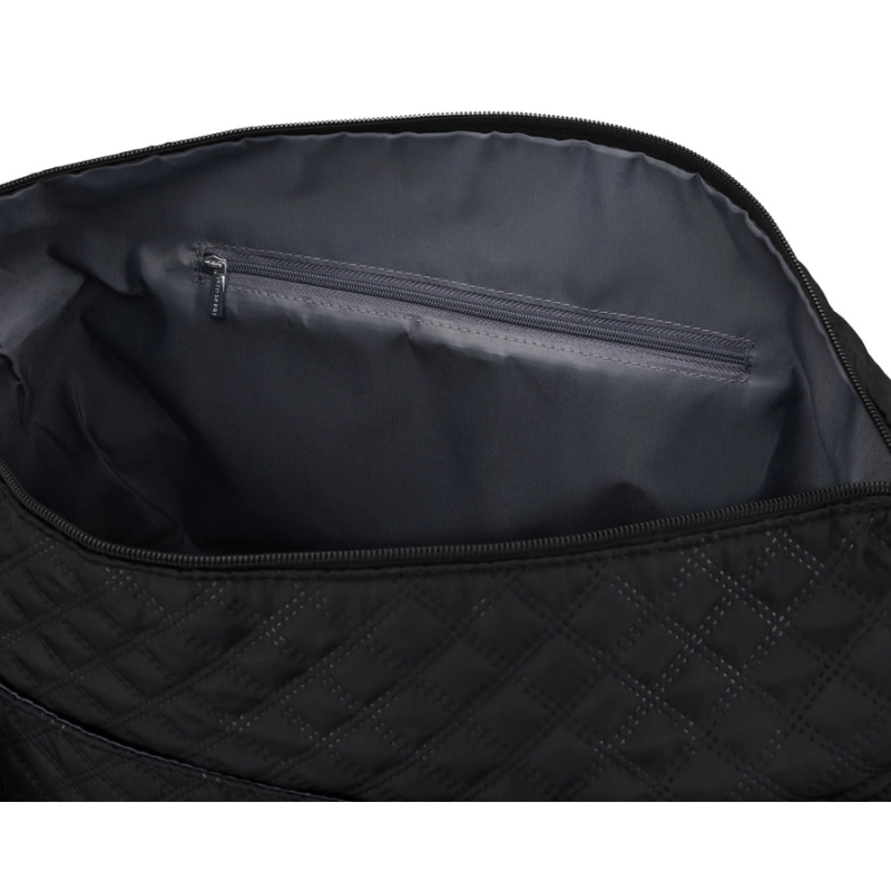 Czarna, treningowa torba wykonana z poliestru, jednokomorowa - Peterson