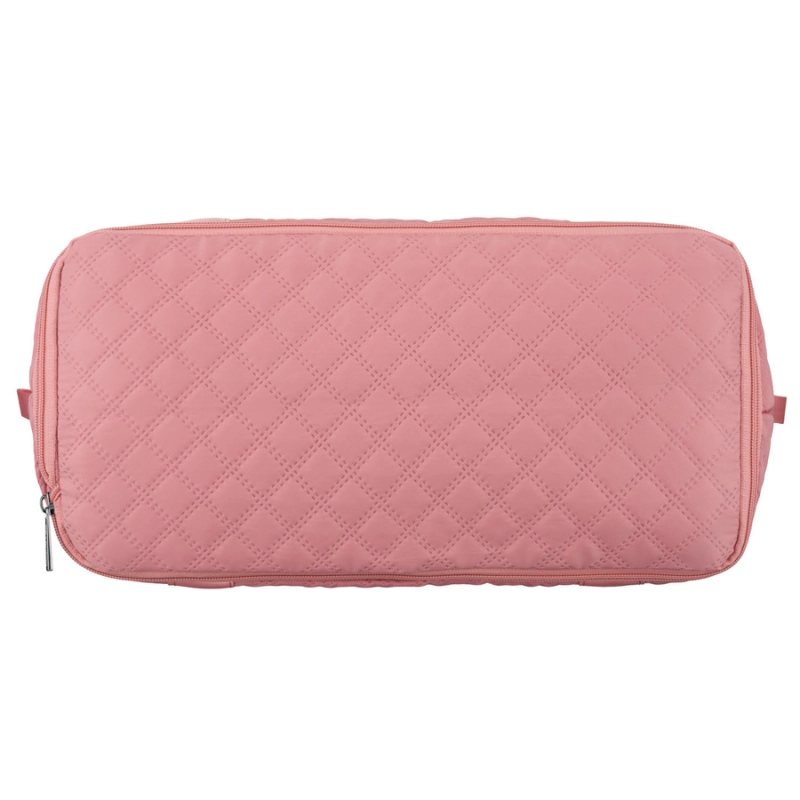 Treningowa torba wykonana z poliestru w różowym kolorze, zawieszona na wygodnych uchwytach - Peterson