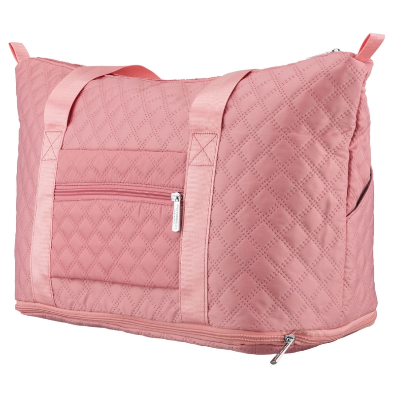 Duża torba treningowa damska Peterson z poliestru, ujęcie boczne