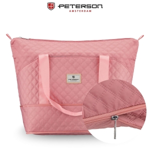 Różowa torba treningowo-podróżna Peterson na ramię