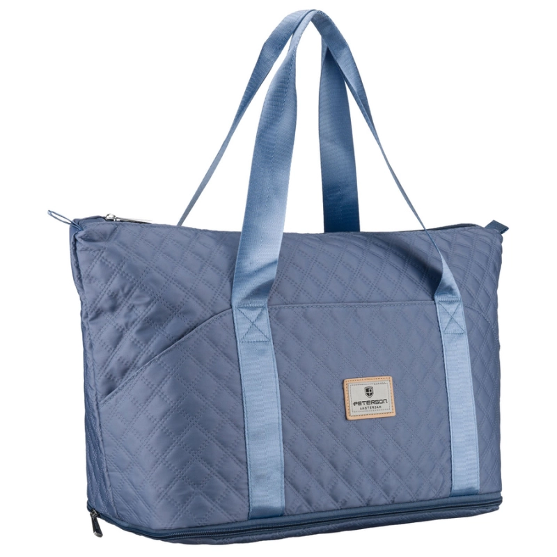 Torba treningowa Peterson w niebieskim kolorze – widok z przodu