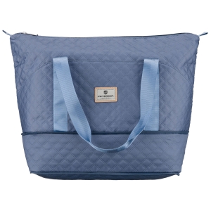 Niebieska torba sportowa Peterson z regulowaną pojemnością 27–36 l