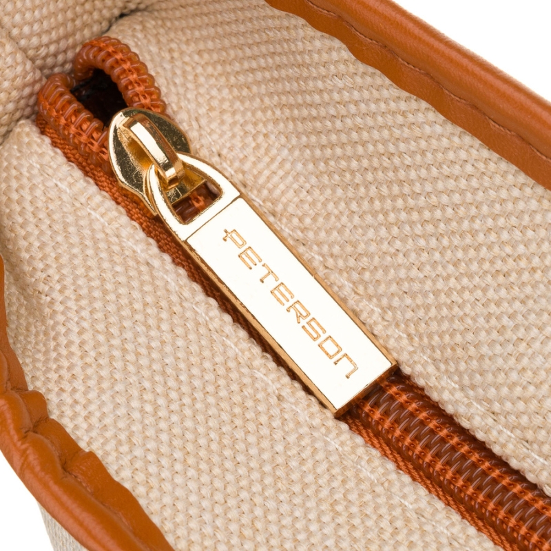 Kosmetyczka Peterson zamykana na zamek błyskawiczny – detale zamka