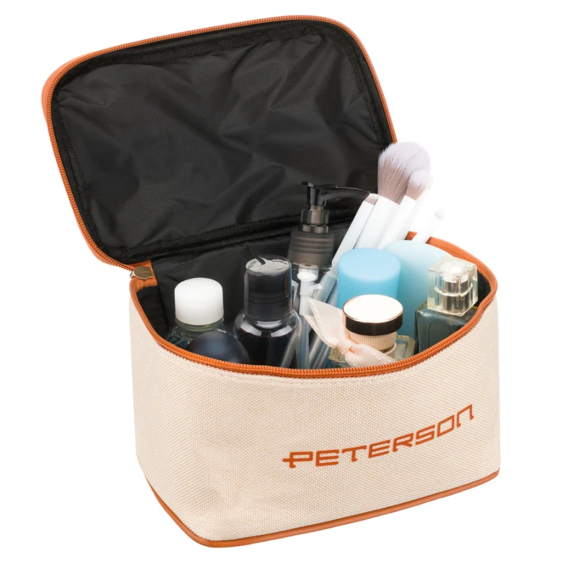 Kosmetyczka Peterson – pojemna komora główna i trwały zamek błyskawiczny