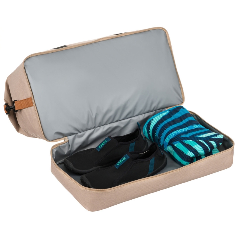 Torba podróżna Peterson – widok z boku, pokazujący praktyczne uchwyty i regulowany pasek