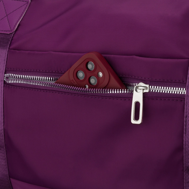 Zewnętrzna kieszeń na suwak w torbie sportowej Peterson