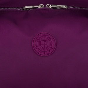 Sportowa torba treningowa z poliestru w fioletowym kolorze - Peterson