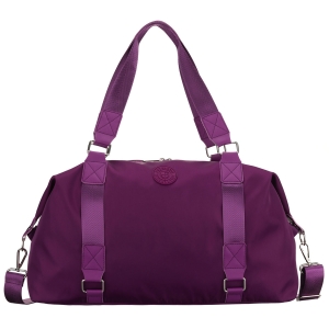 Sportowa torba treningowa z poliestru w fioletowym kolorze - Peterson