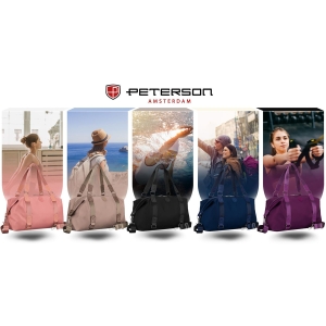 Różowa torba Peterson na siłownię i krótkie wyjazdy – funkcjonalna torba damska