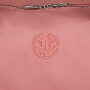 Poliester wysokiej jakości w różowej torbie Peterson – lekka i łatwa w czyszczeniu