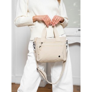 Shopperka damska beżowa Peterson – modna torebka na ramię i crossbody | sklep niua.pl szybka wysyłka 24h