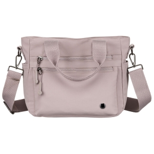 Shopperka damska lila Peterson – lekka torebka miejska z kieszeniami, sklep niua.pl, szybka wysyłka 24h