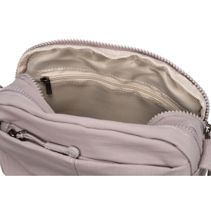 Wnętrze wrzosowej listonoszki Peterson – dwie komory i kieszenie, niua.pl darmowa wysyłka od 69 zł