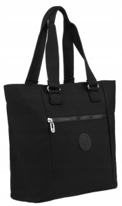 czarny shopper damski A4 Peterson