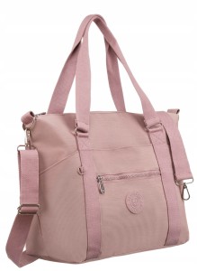 Liliowy shopper damski A4 Peterson
