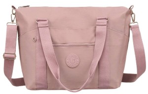 Duży shopper damski z tkaniny nylonowej - Peterson