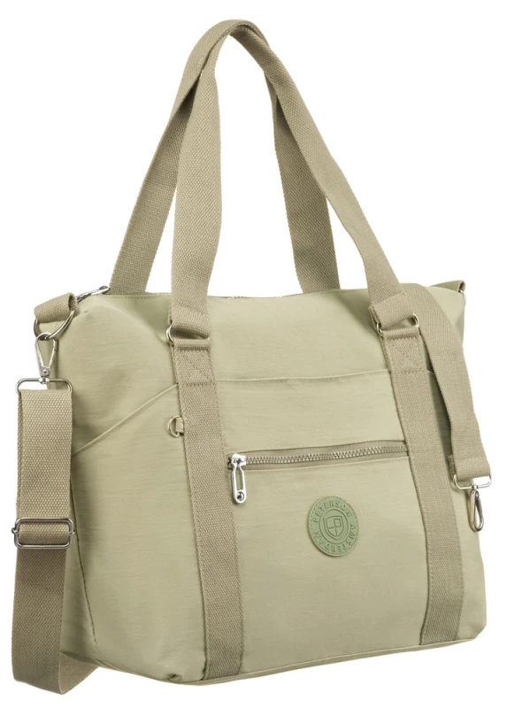 Jasno zielony shopper damski A4 Peterson