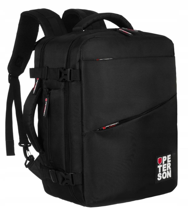 plecak podróżny 40x30x20 Peterson czarny