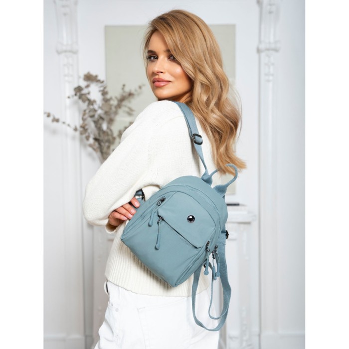 niebieski plecak damski Peterson mały plecak miejski