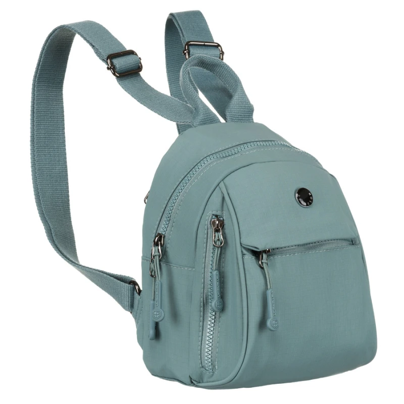 plecak damski Peterson niebieski z kieszeniami