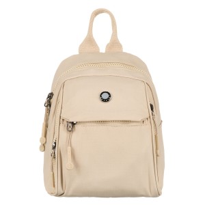 lekki plecak miejski damski beżowy Peterson