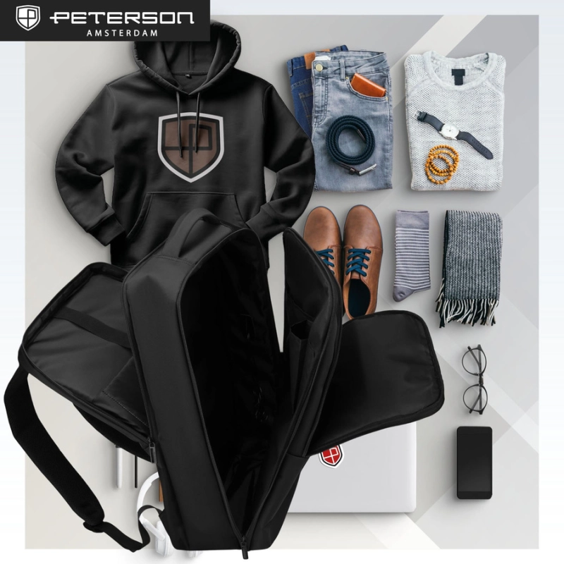 plecak podróżny otwierany jak walizka Peterson