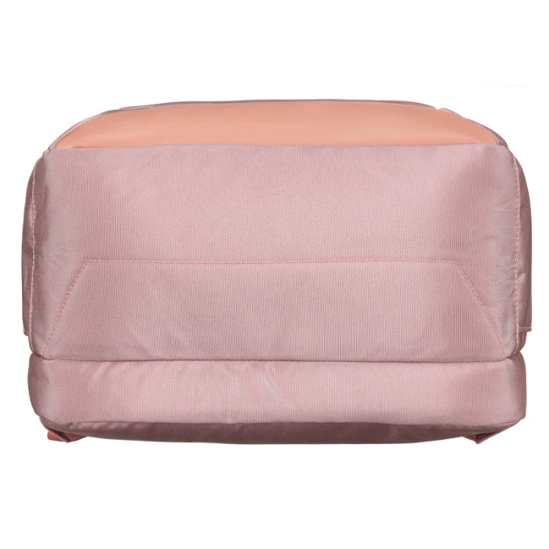 Różowy, miejski i pojemny plecak z nylonu z przegrodą na laptopa - Peterson