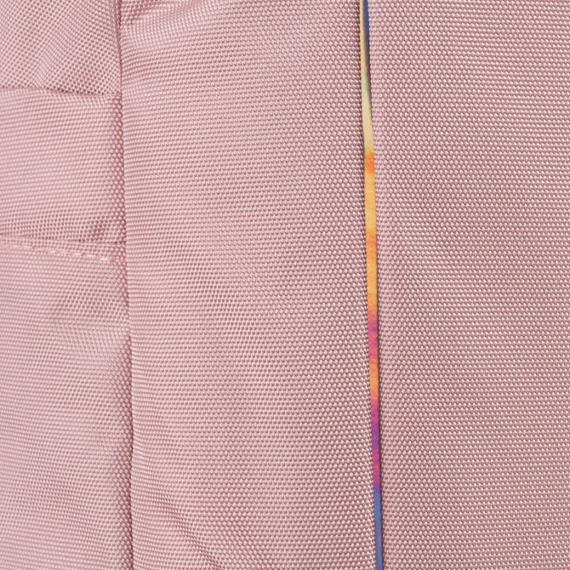 Różowy, miejski i pojemny plecak z nylonu z przegrodą na laptopa - Peterson