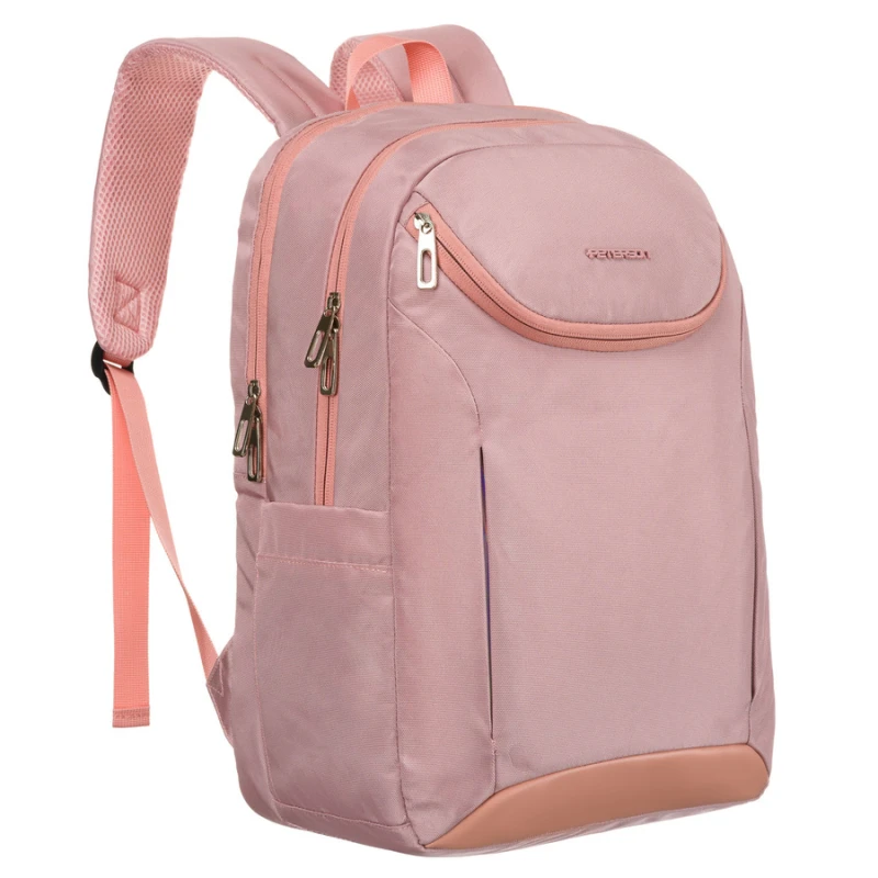 plecak miejski damski różowy nylon Peterson