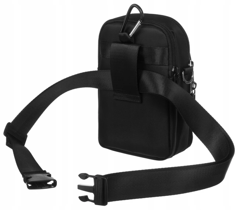 saszetka biodrowa męska Peterson czarna