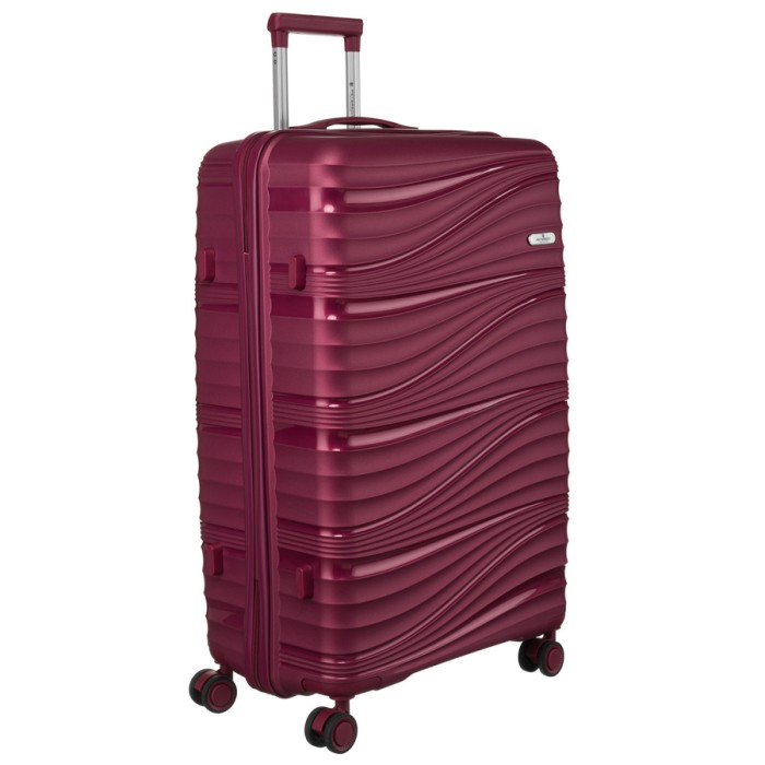 walizka średnia Peterson 64L bordowa na kółkach