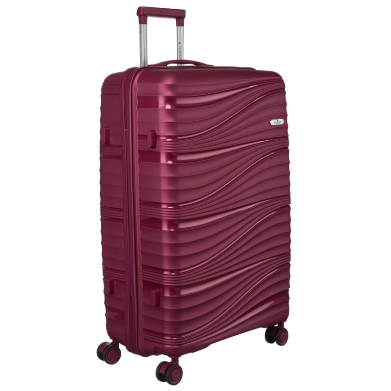 walizka średnia Peterson 64L bordowa na kółkach
