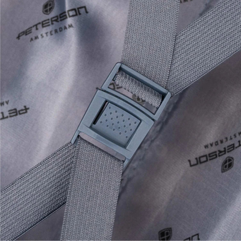 Średnia walizka na kółkach burgundowa z zamkiem szyfrowym i teleskopową rączką - Peterson