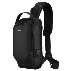 saszetka męska Rovicky czarna na ramię