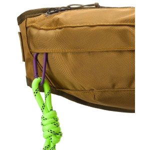 Praktyczna, żółta saszetka z poliestru zamykana suwakiem - Peterson