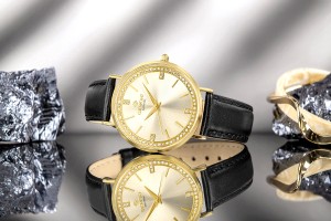 Zegarek Damski Giewont Sapphire Złoty GW5390-A2
