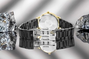 Zegarek Damski Giewont Sapphire Złoto Czarny GW2360-B4