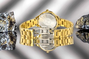 Zegarek Damski Giewont Sapphire Złoto Srebrny GW2720-B2