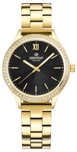 Zegarek Damski Giewont Sapphire Złoto Czarny GW1140-B4