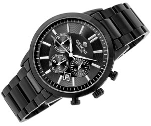 Zegarek Męski Giewont Chronograph Sapphire Czarny GW8510-B2
