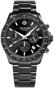 zegarek męski Giewont GW3520-B1 czarny chronograf