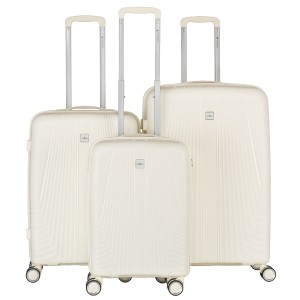 zestaw walizek Peterson beżowy ABS 3 sztuki duża średnia mała niua.pl