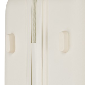 Zestaw walizek podróżnych z tworzywa ABS w beżowym kolorze - Peterson